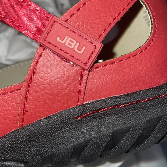 JBU by JAMBU & Co, RED Memory Foam Shoe! Vegan Nubuck upper!🔥 size 10, NEW! - Picture 2 of 6